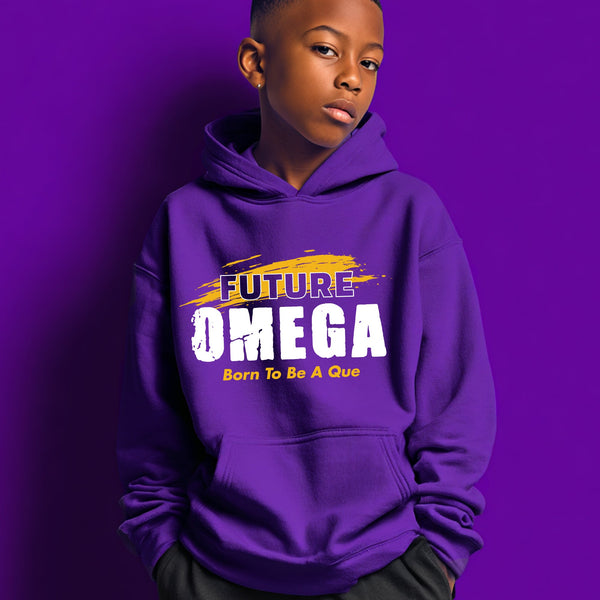 Future Omega NextGen (Purple Youth Sweatshirt/Hoodie) - Omega Psi Phi