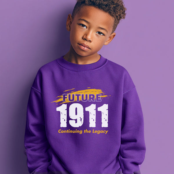 Future 1911 - Legacy Edition (Youth Sweatshirt/Hoodie) - Omega Psi Phi