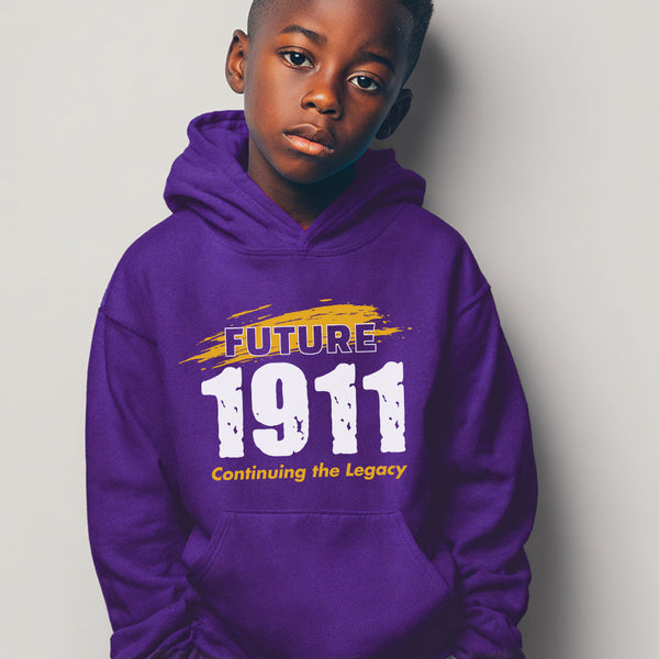 Future 1911 - Legacy Edition (Youth Sweatshirt/Hoodie) - Omega Psi Phi