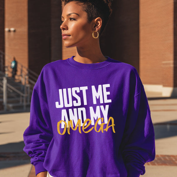Just Me And My Omega (Women's Sweatshirt)
