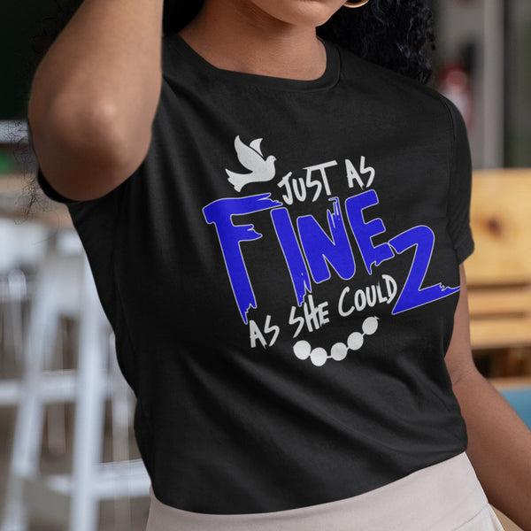 Fine As She Can Z (Premium Women's Short Sleeve) Zeta Phi Beta