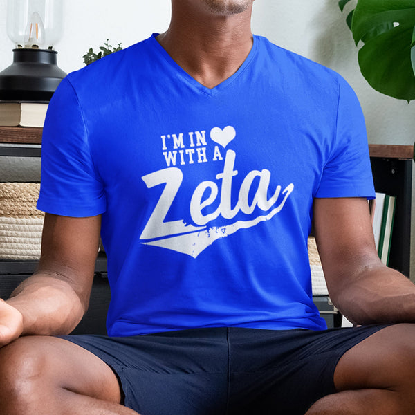 In Love With A Zeta (Men's V-Neck)