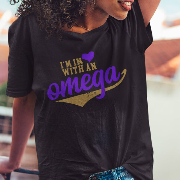 In Love With An Omega (Women's V-Neck)