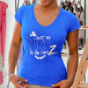 Fine As She Can Z (Women's V-Neck) Zeta Phi Beta