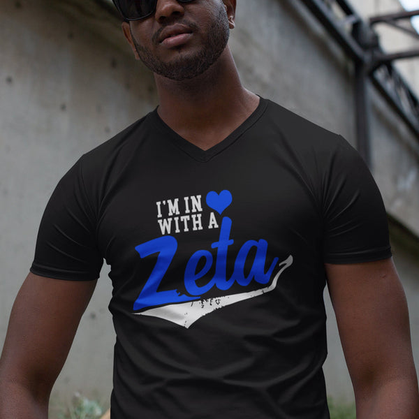 In Love With A Zeta (Men's V-Neck)