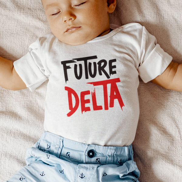 Delta Sigma Theta 2-Pack v.4 (Onesie) -Deltas Infant Bodysuit