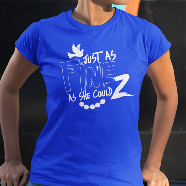 Fine As She Can Z (Premium Women's Short Sleeve) Zeta Phi Beta