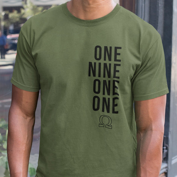 One Nine One One - Omega Psi Phi 1911 (Premium Men Short Sleeve)