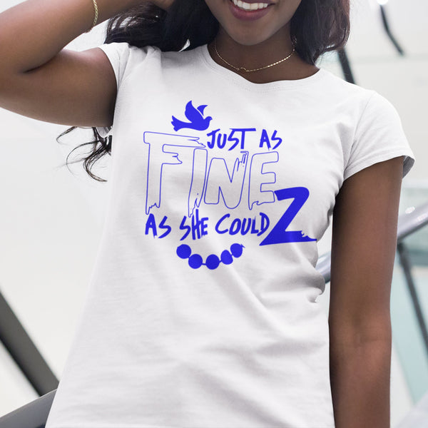 Fine As She Can Z (Premium Women's Short Sleeve) Zeta Phi Beta