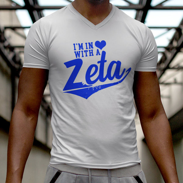 In Love With A Zeta (Men's V-Neck)