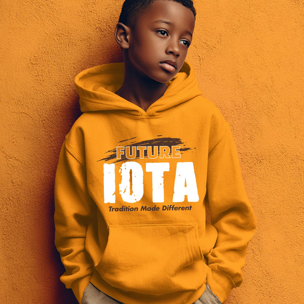 Future Iota NextGen (Gold Youth Hoodie) - Iota Phi Theta