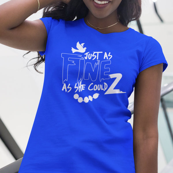 Fine As She Can Z (Premium Women's Short Sleeve) Zeta Phi Beta