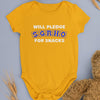 Will Pledge SGRho For Snacks (Onesie) - Sigma Gamma Rho