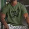 Phirst There Was Alpha - Fatigue Green (Premium Men's Short Sleeve)