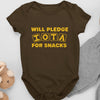 Will Pledge Iota For Snacks (Onesie) - Iota Phi Theta