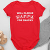 Will Pledge Kappa For Snacks (Onesie) - Kappa Alpha Psi