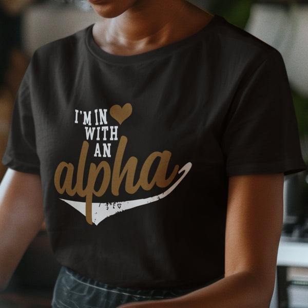 In Love With An Alpha (Premium Women's Short Sleeve)
