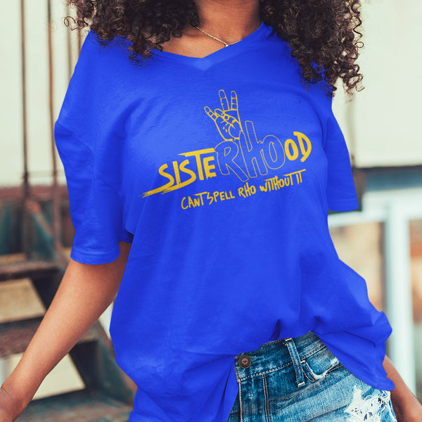 SisteRHOod - Sigma Gamma Rho 1922 (Women's V-Neck)