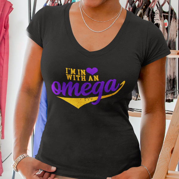 In Love With An Omega (Women's V-Neck)