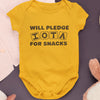 Will Pledge Iota For Snacks (Onesie) - Iota Phi Theta