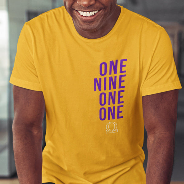 One Nine One One (Premium Men's Short Sleeve) Omega Psi Phi