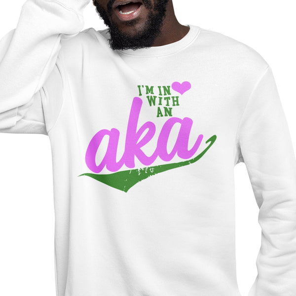 I'm In Love With An AKA (Men's Sweatshirt)