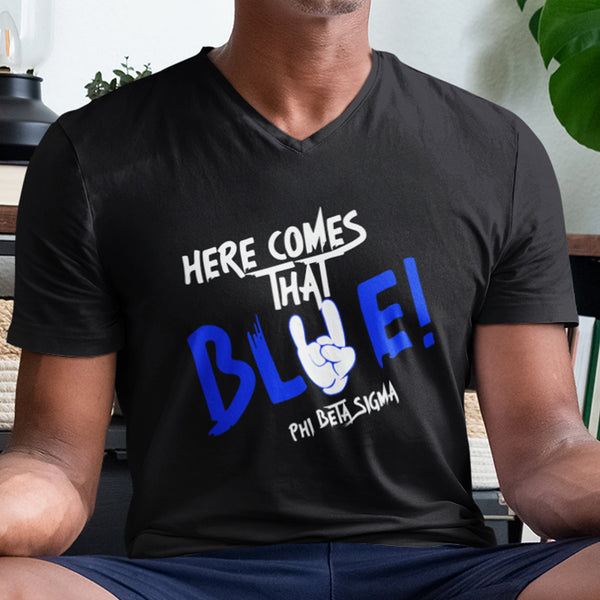 Phi Beta Sigma 1914 (Men's V-Neck)