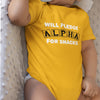 Will Pledge Alpha For Snacks (Onesie) - Alpha Phi Alpha
