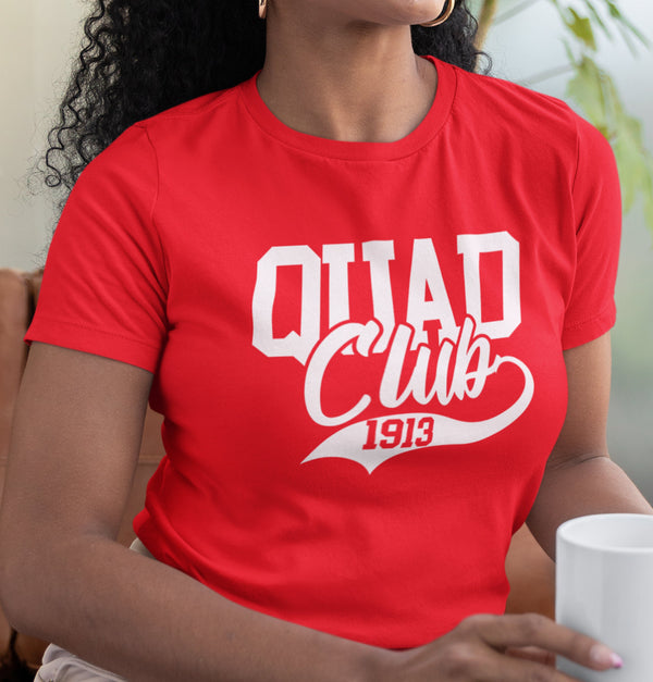 Delta Sigma Theta 1913 -Greek Line Number Club (Premium Women's Short Sleeve)