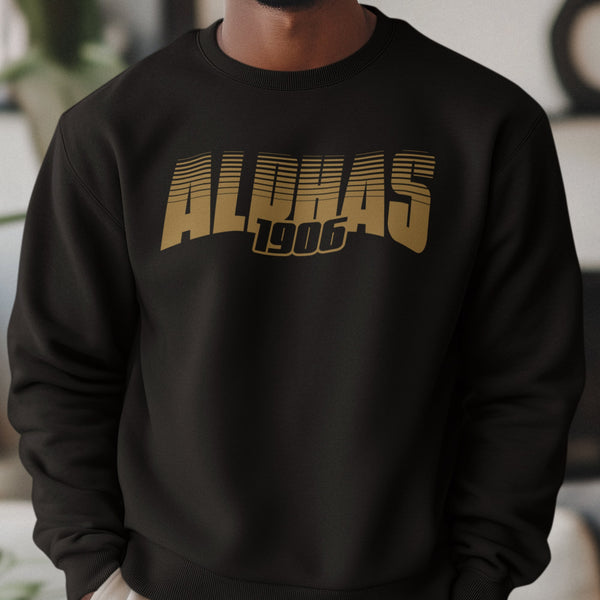 Alphas Greek Retro Edition (Men's Sweatshirt)