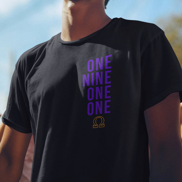 One Nine One One - Omega Psi Phi (Premium Men Short Sleeve)