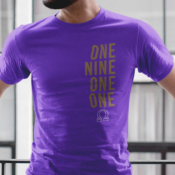 One Nine One One - Omega Psi Phi (Premium Men Short Sleeve)