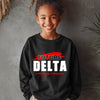 Future Delta NextGen (Black Youth Sweatshirt/Hoodie) - Delta Sigma Theta