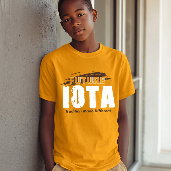 Future Iota NextGen (Gold Youth T-Shirt) - Iota Phi Theta