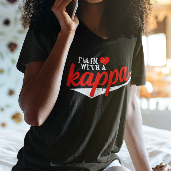 I'm In Love With A Kappa (Women's V-Neck)