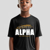 Future Alpha NextGen (Youth T-Shirt - Old Gold) - Alpha Phi Alpha