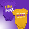 Omega Psi Phi 2-Pack (Onesie) - Omegas Infant Bodysuit