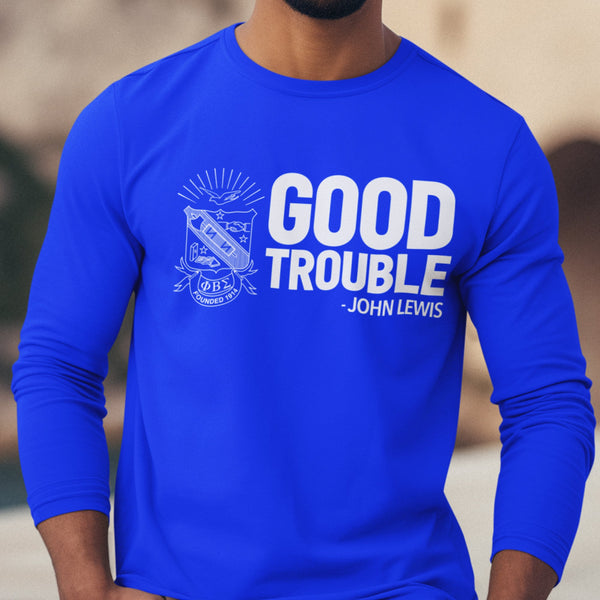 Good Trouble Sigma Edition - Phi Beta Sigma 1914 (Men's Long Sleeve)