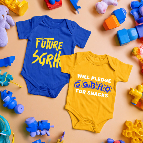 Sigma Gamma Rho 2-Pack v.5 (Onesie) - SGRho Infant Bodysuit