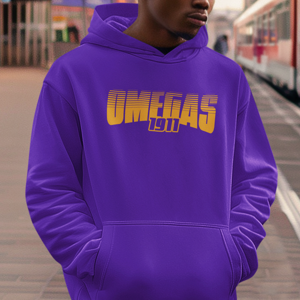 Omega Psi Phi - Omegas Greek Retro Edition (Hoodie)