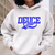 Zeta Phi Beta 1920 - Greek Line Number Club (Hoodie)