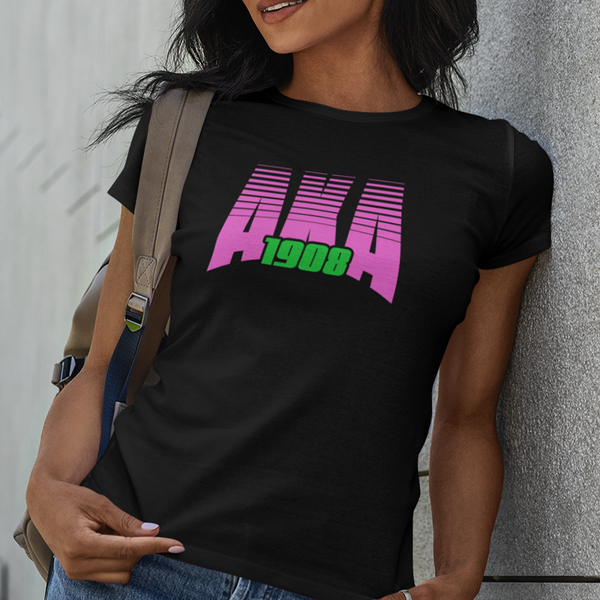 Alpha Kappa Alpha - AKA Greek Retro Edition (Premium Women's Short Sleeve)