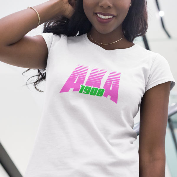 Alpha Kappa Alpha - AKA Greek Retro Edition (Premium Women's Short Sleeve)