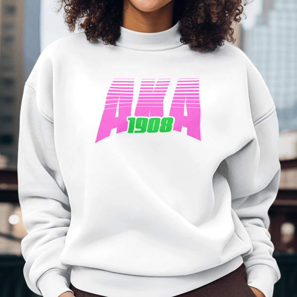 Alpha Kappa Alpha - AKA Greek Retro Edition (Women's Sweatshirt)