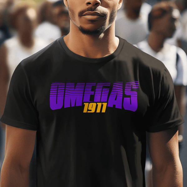 Omega Psi Phi - Omegas Greek Retro Edition (Premium Men Short Sleeve)