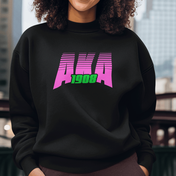 Alpha Kappa Alpha - AKA Greek Retro Edition (Women's Sweatshirt)