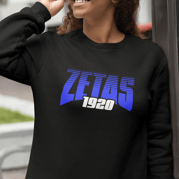 Zeta Phi Beta - Zetas Greek Retro Edition (Women's Sweatshirt)
