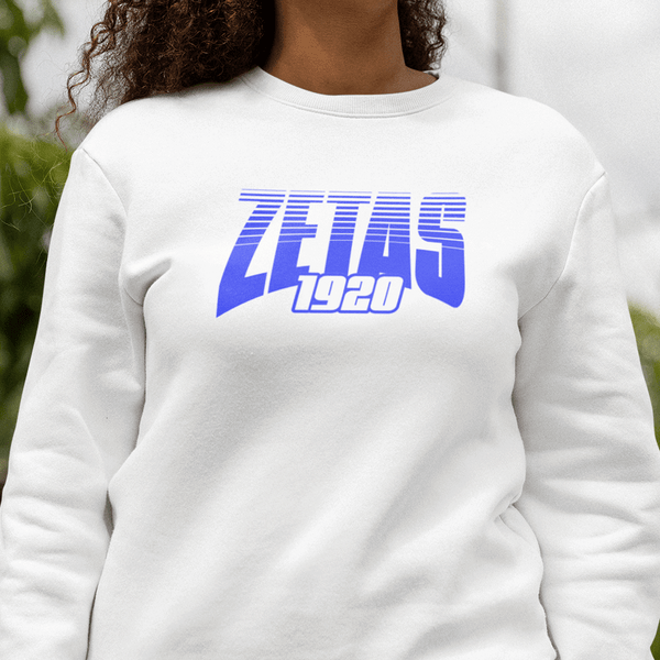 Zeta Phi Beta - Zetas Greek Retro Edition (Women's Sweatshirt)