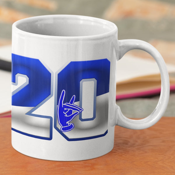 1920 - Zeta Phi Beta Founders Year 12 oz Ceramic Mug - Washable, Microwavable