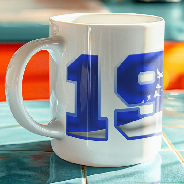 1920 - Zeta Phi Beta Founders Year 12 oz Ceramic Mug - Washable, Microwavable